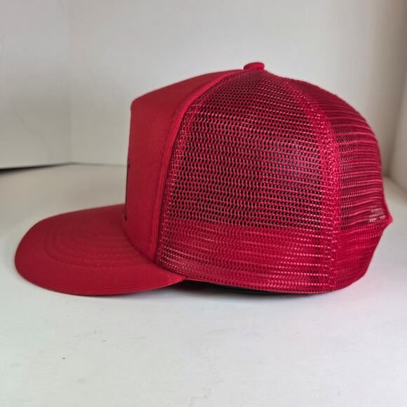80s Capital Banning Junction Red Mesh Foam Snapback Trucker Cap Philippines - Picture 2 of 10
